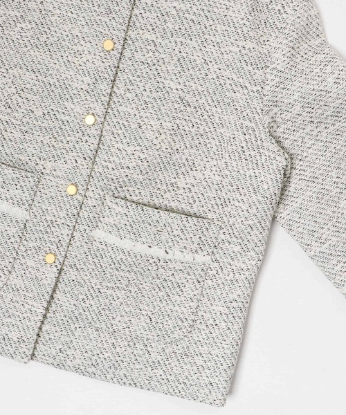 URBAN RESEARCH　ツイードノーカラージャケット URBAN RESEARCH｜ツイードノーカラージャケット | Rakuten