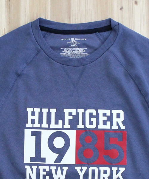 TOMMY HILFIGER tシャツ ビッグNOロゴ ライトウエイト ロング