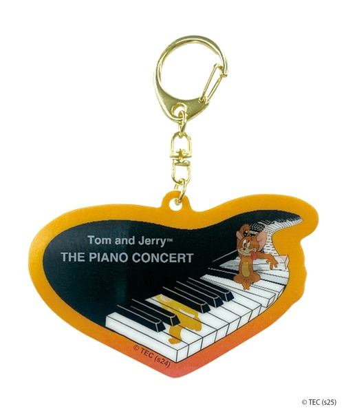 キーホルダー 「公式」トムとジェリー チェンジングキーホルダー PIANO