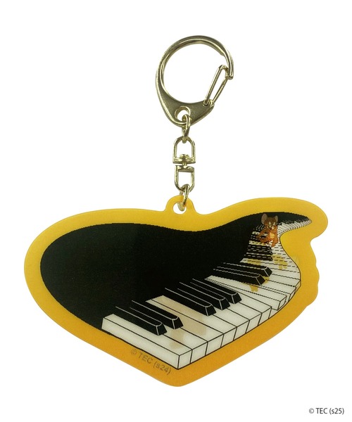 キーホルダー 「公式」トムとジェリー チェンジングキーホルダー PIANO