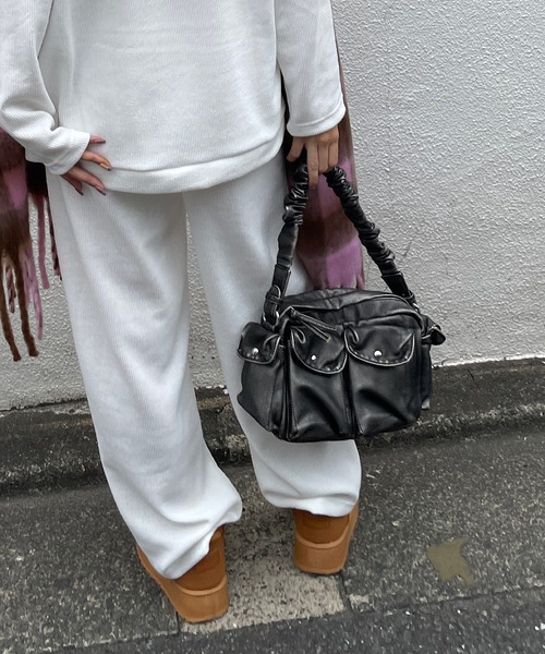Roger&Raw ショルダーバッグ バッグ ギャザーショルダーバッグ