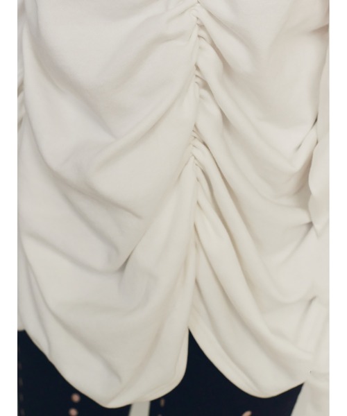 SORIN tシャツ Soft Sweat Voluminous Gathered Top レディース