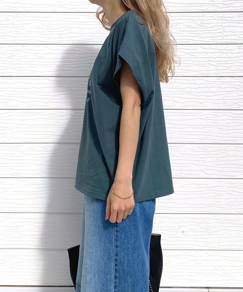 tシャツ リラックスクルーネックTシャツ レディース クルーネックTシャツ(綿100%・洗濯機OK) - ファッション通販なら