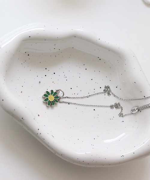 sss satti mouse ネックレス フラワーロゴネックレス「thin