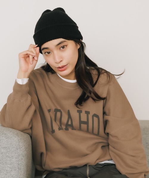 REMI RELIEF スウェットブラウン REMI RELIEF 「REMI RELIEF」 スウェットカットソー M ブラウン