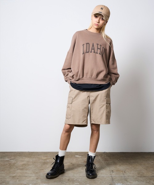 REMI RELIEF スウェットブラウン BEAMS PLUS（ビームス プラス）【別注】REMI RELIEF / Sweat