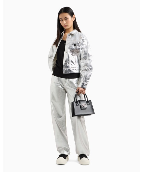 ❤︎ARMANIEXCHANGE バッグ　ハンドバッグ　ミニハンドバッグ A|X アルマーニ エクスチェンジ】BOXロゴバックル ミニ