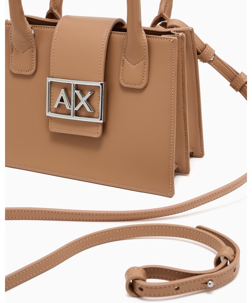 【A/X Armani Exchange】Susy フェイクレザー 2way ハンドバッグ SummerSALE開催! 8/9～8/18 10時迄!】ARMANI EXCHANGE