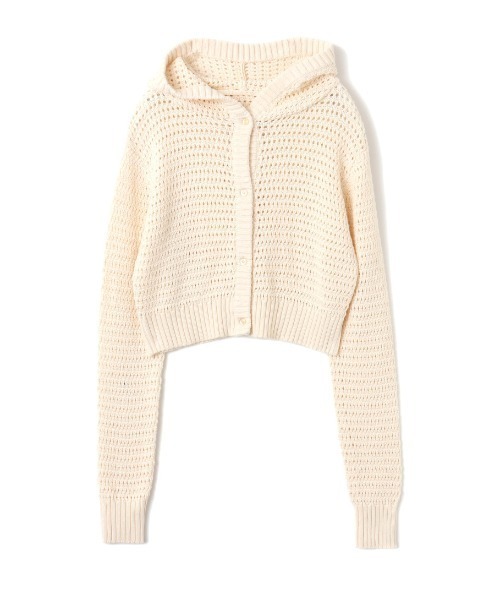 atmos girls ニット セーター pink Hoodie Knit Cardigan