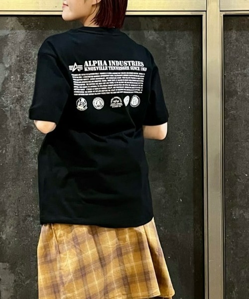 Alpha Industries tシャツ 「ALPHA」バックプリントTシャツ
