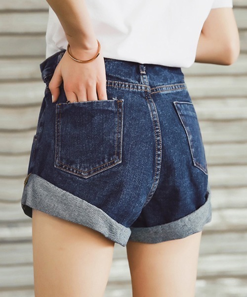 [Miniministore] Denim шорты M черный женский 
