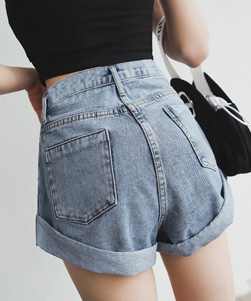 [Miniministore] Denim шорты M черный женский 