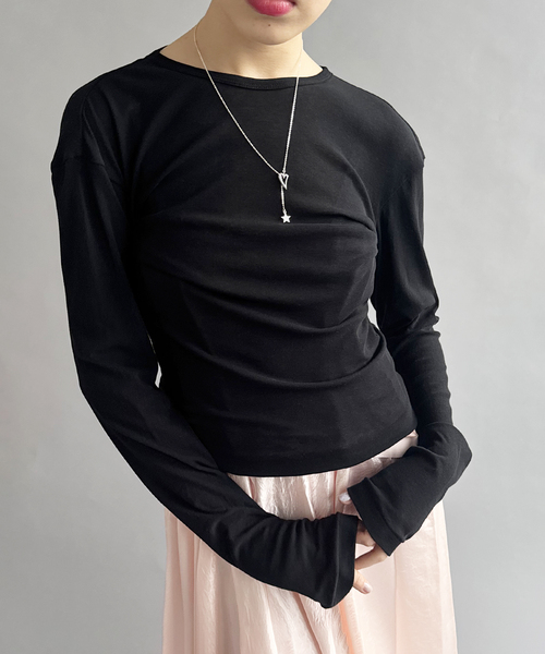 babaco tシャツ 「babaco/ババコ」Twisted Cotton Back Tied