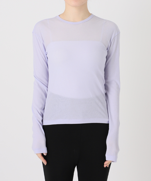 セール】【babaco/ババコ】Twisted Cotton Layered Top（Tシャツ