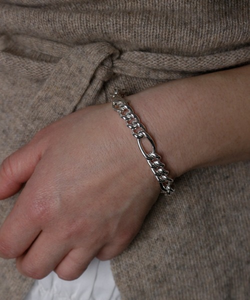 whoseA（フーシー） ブレスレット 「silver925」WideChainBracelet