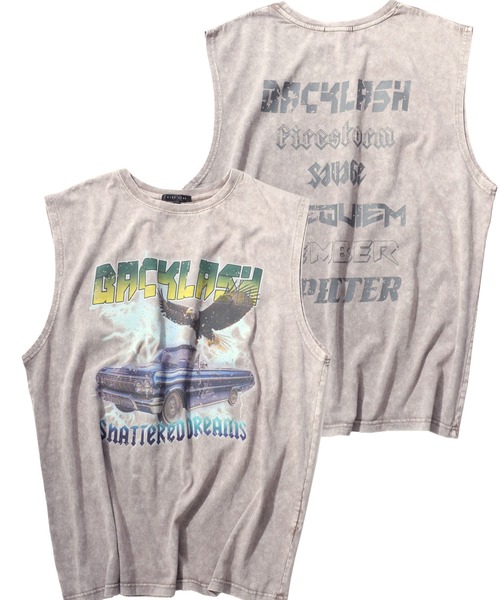 アメリカ製！ヴィンテージ ノースリーブtシャツ Lazar タンクトップ ノースリーブ Rock Sleeveless T-shirt