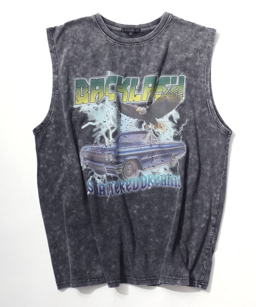 アメリカ製！ヴィンテージ ノースリーブtシャツ Lazar タンクトップ ノースリーブ Rock Sleeveless T-shirt