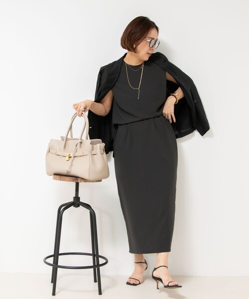 夏物セール‼︎【美品⭐︎】ノーリーズ タイトスカート　ベージュ　きれいめ　S NOLLEY'S スカート 「松葉別注アイテム」「セットアップ対応