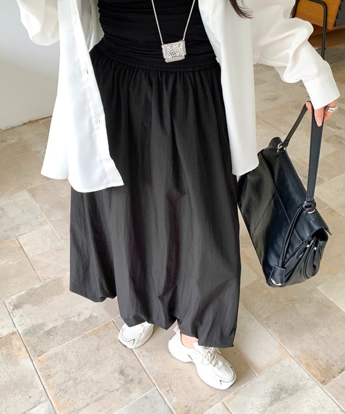 スカート ワッシャーバルーンシルエットスカート : ZOZOTOWN Yahoo!店