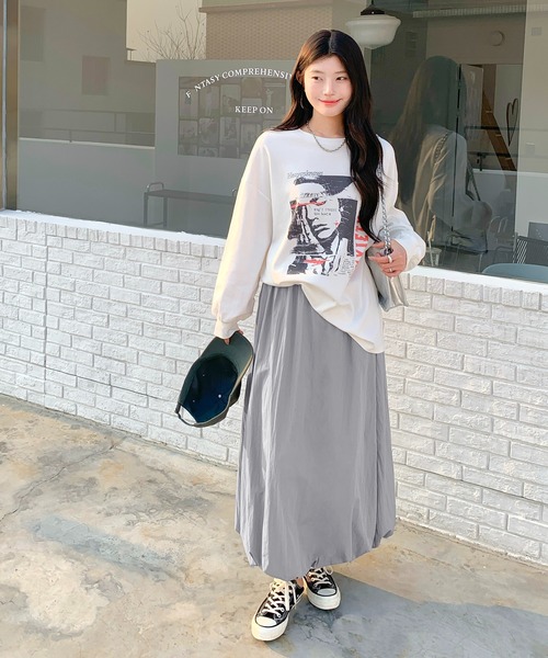 スカート ワッシャーバルーンシルエットスカート : ZOZOTOWN Yahoo!店