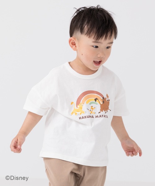 Disney（ディズニー） tシャツ 「ライオンキング」半袖Tシャツ キッズ