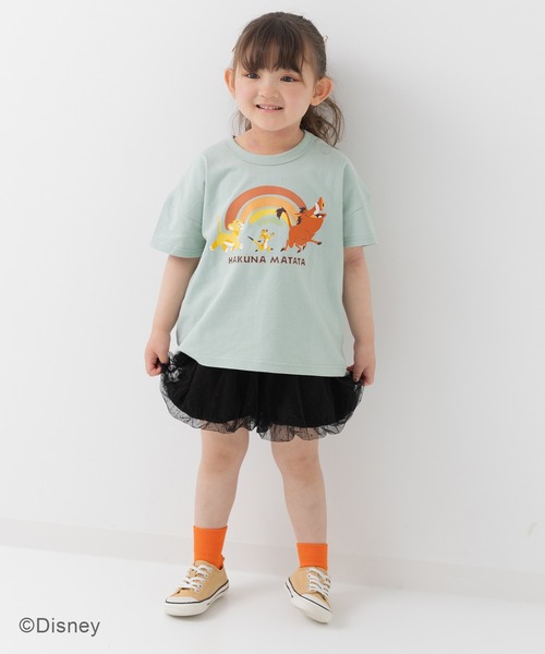【ライオンキングページ】Mサイズ ライオンキング Tシャツ 3Lサイズ バックプリント ベージュ