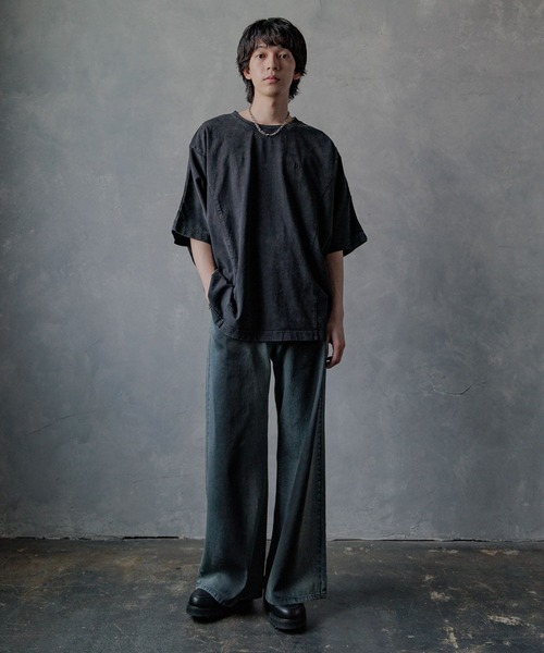 HARE　ブリーチデニムパンツ HARE ジーンズ ラインブリーチデニムパンツ(HARE) メンズ