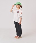 tシャツ ワッペン付き半袖Tシャツ キッズ 子...の詳細画像1