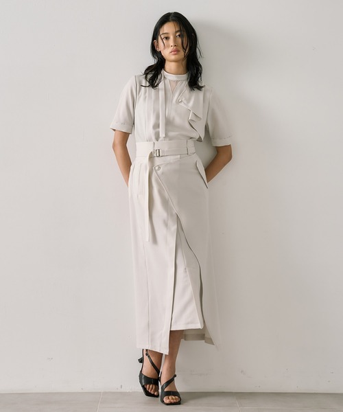 UNITED TOKYO ブラウス シャツ 「再入荷なし！」ACETATEボウタイ