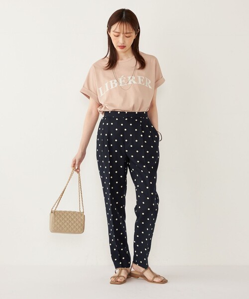 SHIPS Colors パンツ Colors:「洗濯機可能」オックス ドット