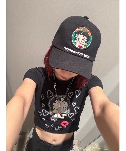 BETTY BOOP（ベティ ブープ） キャップ 帽子 x SLY CAP スライ