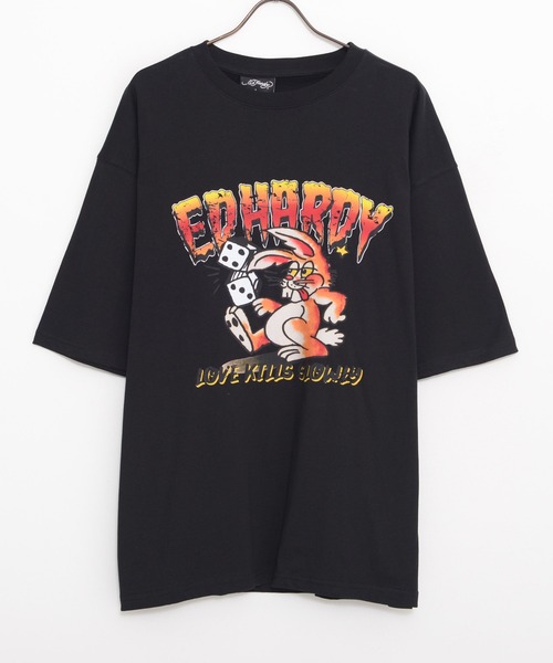 Ed Hardy（エド・ハーディー） tシャツ 「ED HARDY/エドハーディー