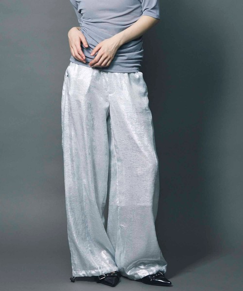 パンツ SHINY TRIMS JOGGERS led.tokyo パンツ 「led.tokyo」SHINY JOGGER PANTS/シャイニー