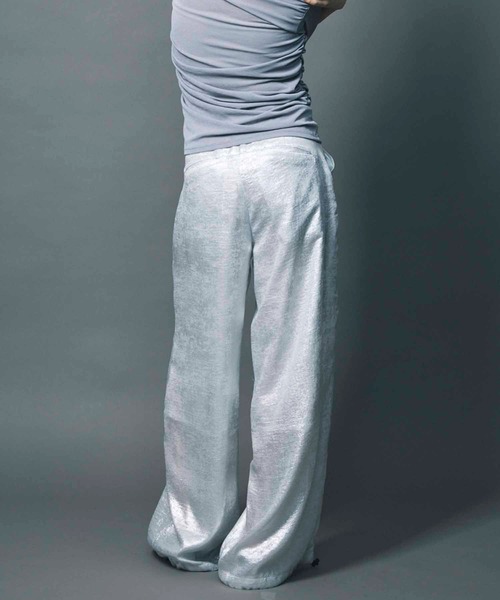 パンツ SHINY TRIMS JOGGERS led.tokyo パンツ 「led.tokyo」SHINY JOGGER PANTS/シャイニー