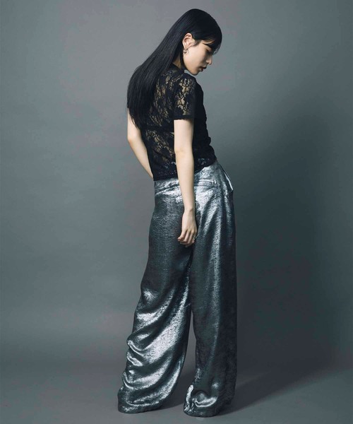 led.tokyo パンツ 「led.tokyo」SHINY JOGGER PANTS/シャイニー