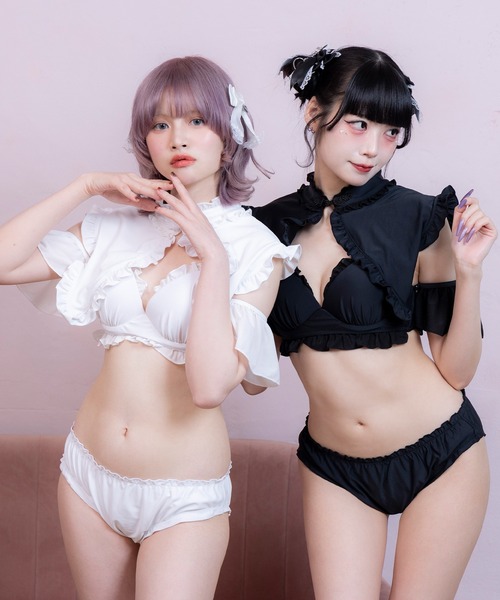 Dear My Love 角襟チャイナセーラー水着 ホワイト M DearMyLove 水着 角襟チャイナセーラー水着 レディース