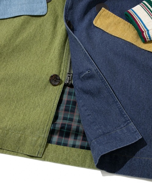 「go slow caravan」 コート MEDIUM ネイビー メンズ_画像9