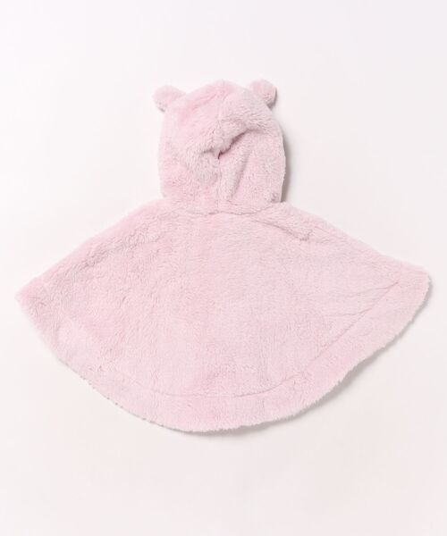kids zoo（キッズズー） ポンチョ 動物ボアケープ キッズ 子供服