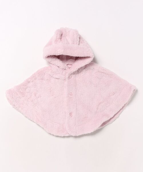 kids zoo（キッズズー） ポンチョ 動物ボアケープ キッズ 子供服