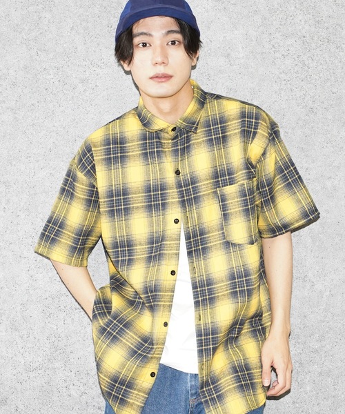 Beno（ビーノ） tシャツ 半袖チェックシャツ メンズ レディース