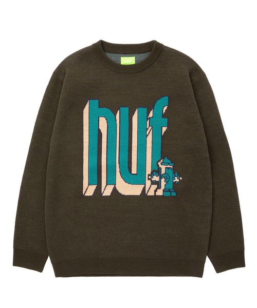 HUF（ハフ） 長袖ニット MEDIUM ネイビー メンズ : ZOZOTOWN Yahoo!店