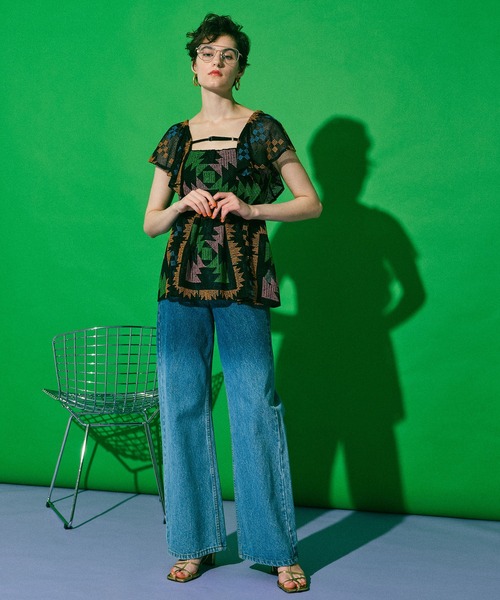 MAISON SPECIAL 「MAISON SPECIAL」 半袖カットソー FREE ブラック