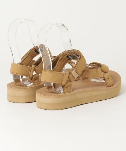 「Teva」 フラットサンダル 23cm ブラウン レディース