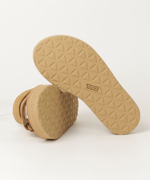 「Teva」 フラットサンダル 23cm ブラウン レディース