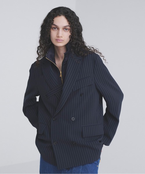 CULLNI ジャケット テーラードジャケット Stripe Double Cloth