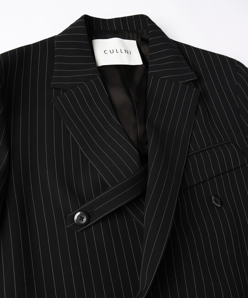 CULLNI ジャケット テーラードジャケット Stripe Double Cloth