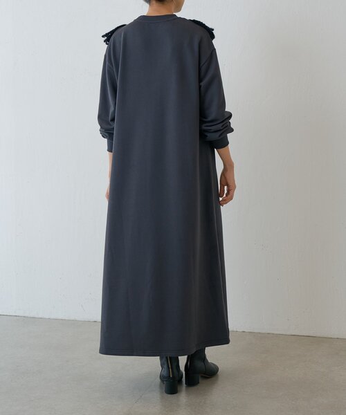 BEARDSLEY（ビアズリー） ワンピース タムレース裏毛ワンピース