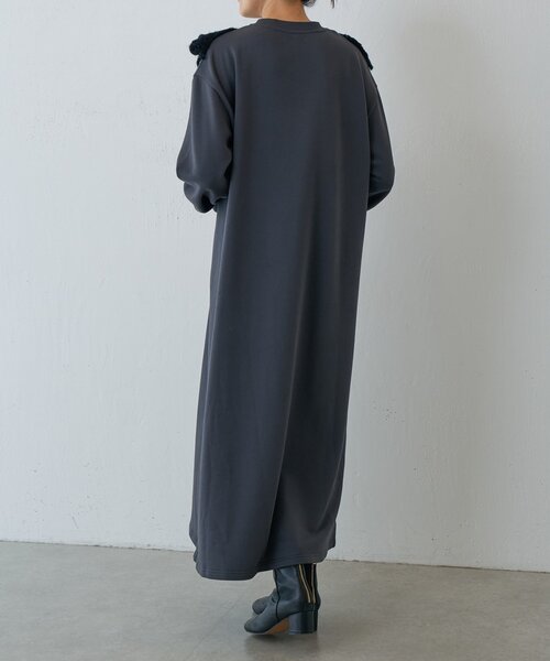 BEARDSLEY（ビアズリー） ワンピース タムレース裏毛ワンピース