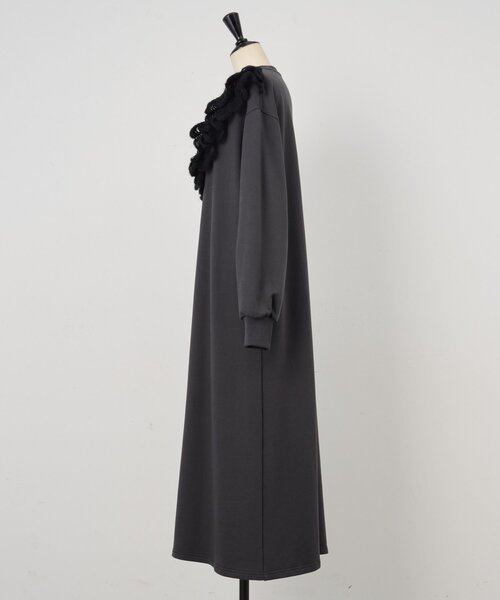 BEARDSLEY（ビアズリー） ワンピース タムレース裏毛ワンピース