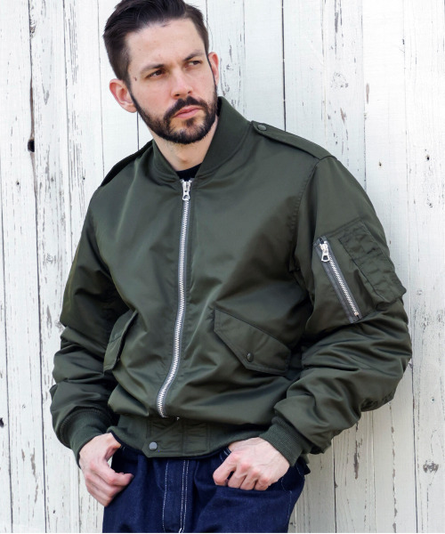 MR.OLIVE ファー ミスターオリーブ フライトジャケット MA-1 PIGMENT CUPRA / MA-1 JACKET OUTER | MR.OLIVE（ミスター